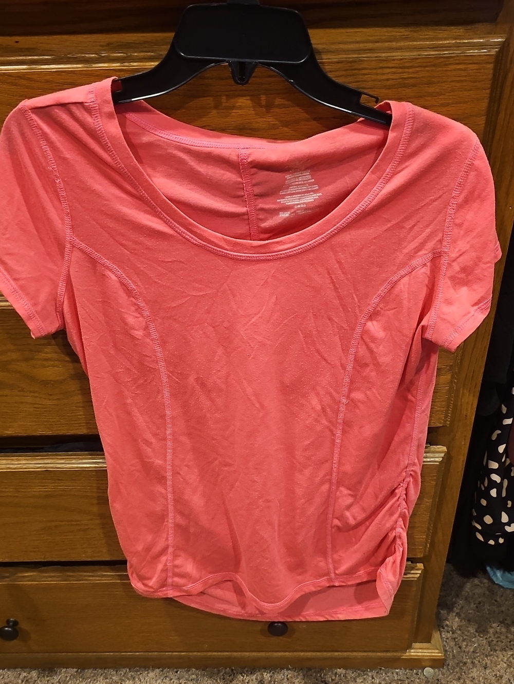 Athletic Works Coral Short Sleeve Scoop Neck Tee